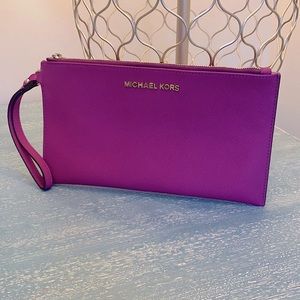 Michael Kors Purple Clutch